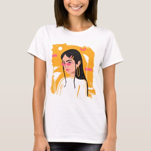 Cool woman design T_Shirt