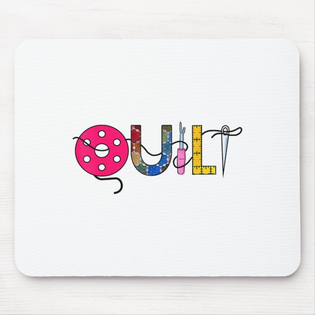 Cool Womens Quilt Quilting Sewing Hobby Crafter Gi Mouse Pad (Front)