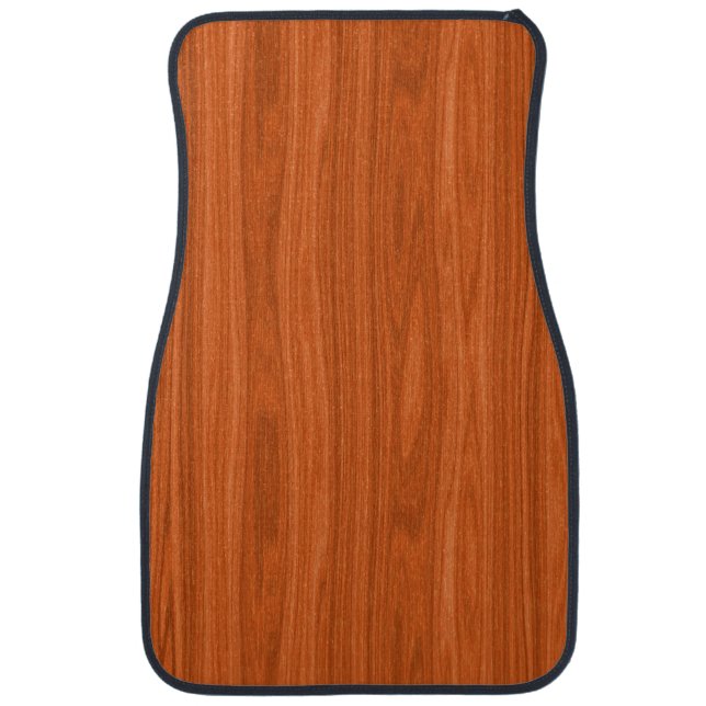 Cool Wood Grain Look Car Floor Mat (Front)