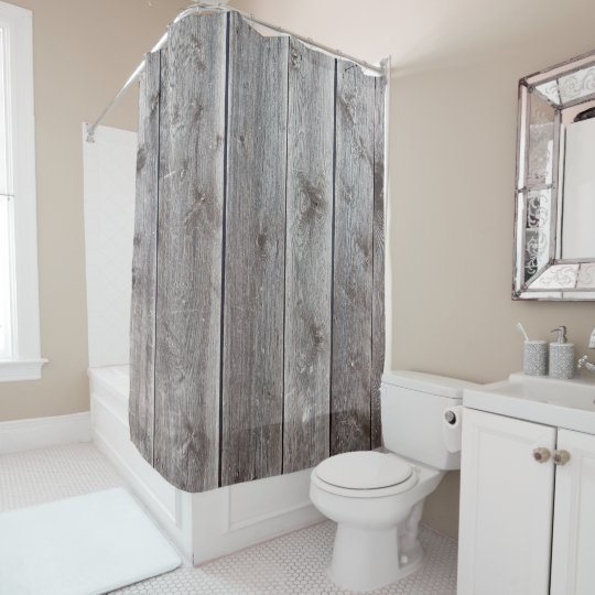 Cool Wood Look Rustic Shower Curtains Customizable Zazzle Com