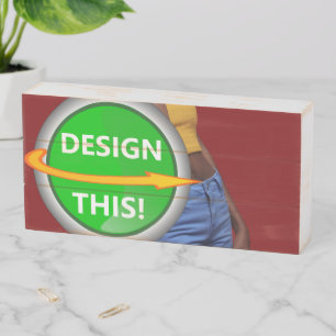 COOL! Wood Sign Slatted 8" X 4" - Distressed White