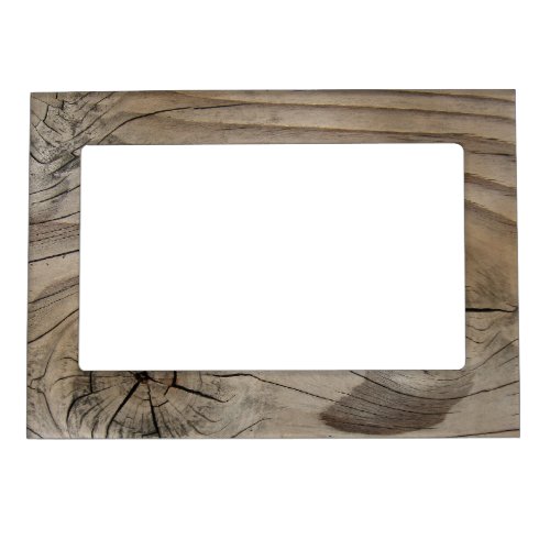 Cool Wood Texture Look Magnetic Photo Frame