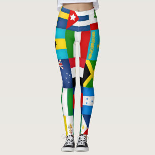 Cool World Flags Fashion Leggings