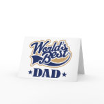 Cool World's Best Dad Gift Card