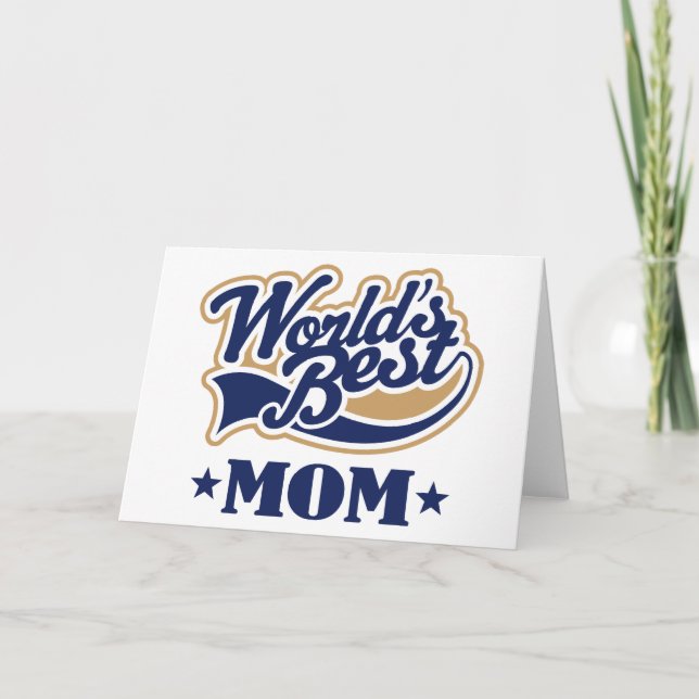 Cool World's Best Mom Gift Card (Front)