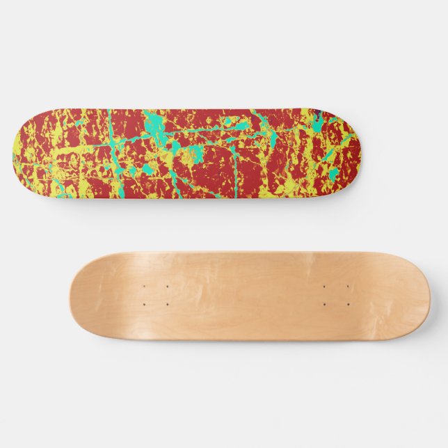 Cool Worn Wall Paint Skateboard (Horz)
