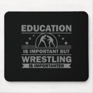 Cool Wrestling Design For Men Women Kids Wrestler  Mouse Pad