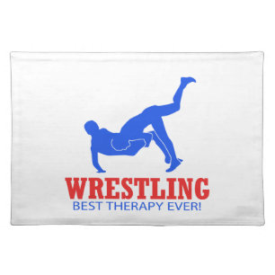 cool Wrestling DESIGNS Cloth Placemat