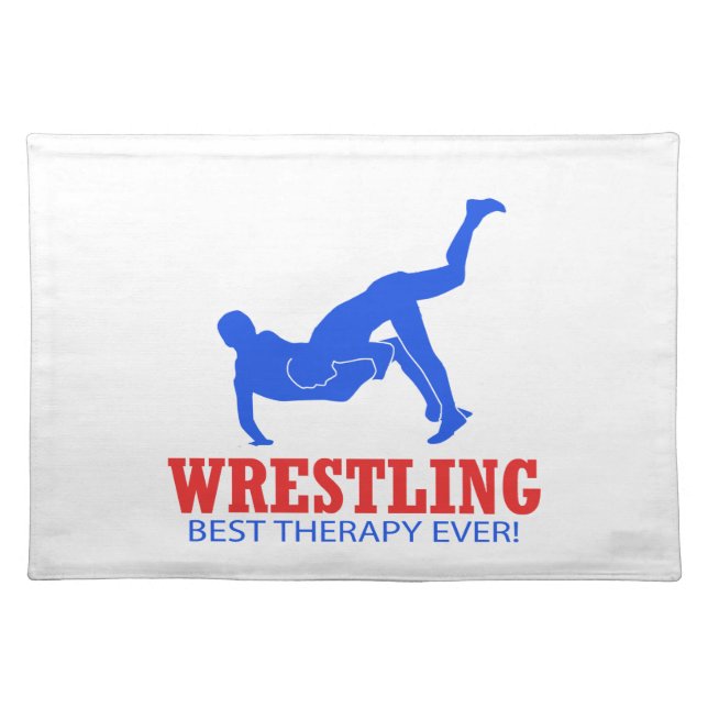 cool Wrestling DESIGNS Cloth Placemat (Front)