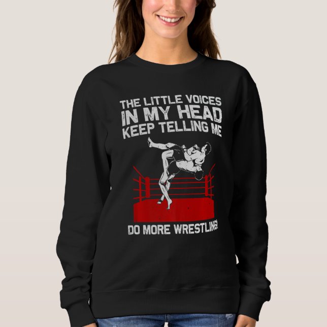 Cool Wrestling For Men Women Wrestler Sports Wrest Sweatshirt (Front)