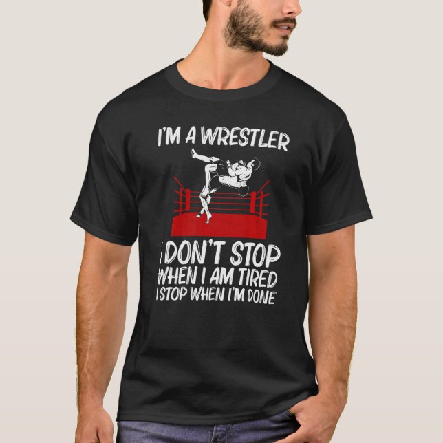 Cool Wrestling For Men Women Wrestler Sports Wrest T-Shirt (Front)