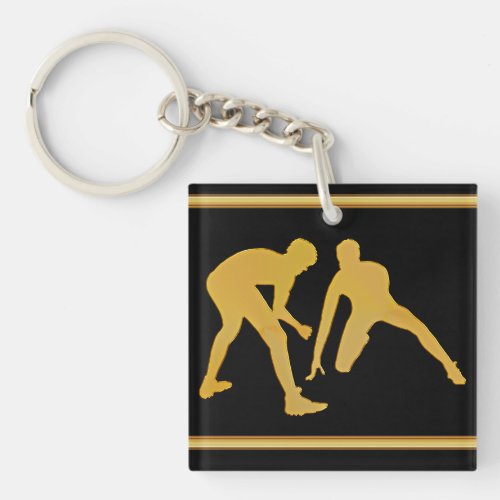Cool Wrestling Keychains or YOUR TEAM COLOR