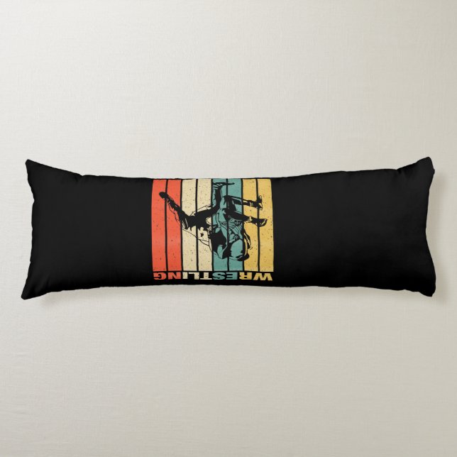Cool Wrestling Men Birthday Wrestling Lover Gifts Body Pillow (Front)