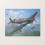 Cool WWII Supermarine Spitfire Aircraft Squad Jigsaw Puzzle