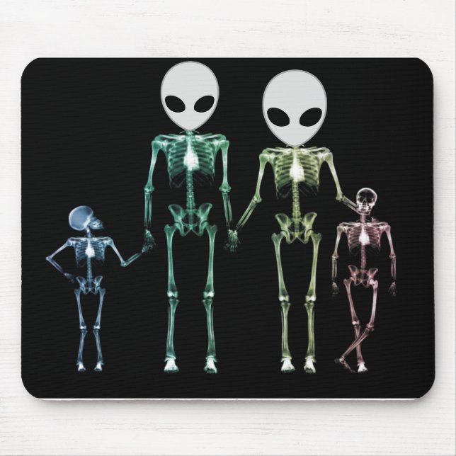 cool xray skeleton mouse pad (Front)