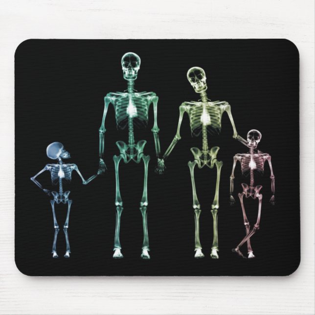 cool xray skeleton mouse pad (Front)