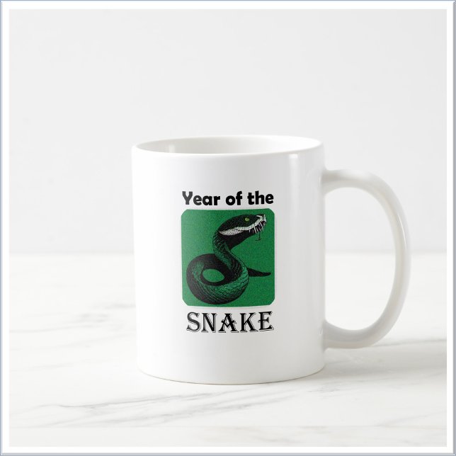 Cool Year of the Snake Chinese Zodiac Coffee Mug (Creator Uploaded)