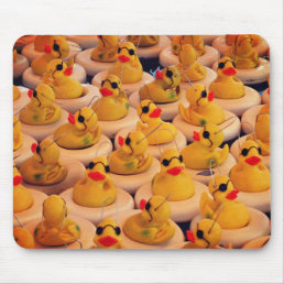 Cool Yellow Rubber Ducks  Mouse Pad