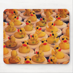 Cool Yellow Rubber Ducks Mouse Pad