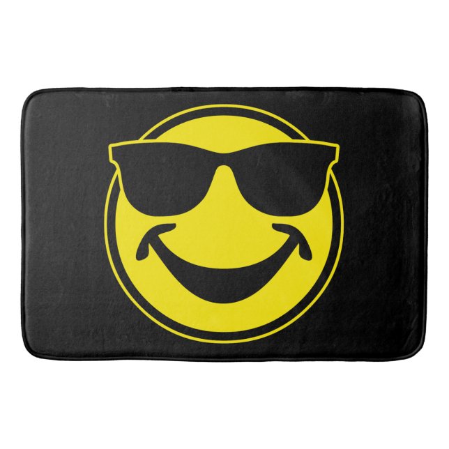 Cool yellow + your backg. & ideas bathroom mat (Front)