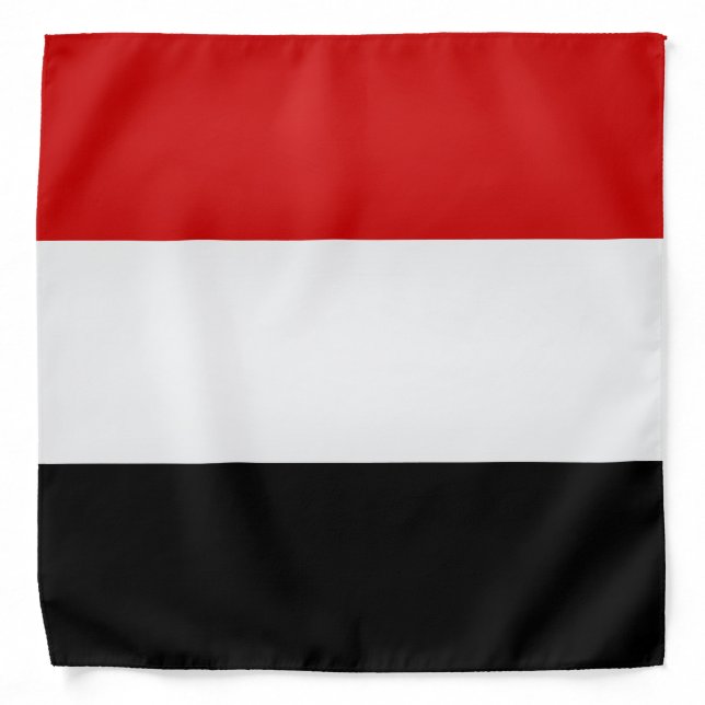 Cool Yemen Flag Fashion Bandana (Front)