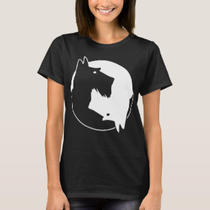 Cool Yin Yang Dog Shirt - Cute Scottish Terrier Te
