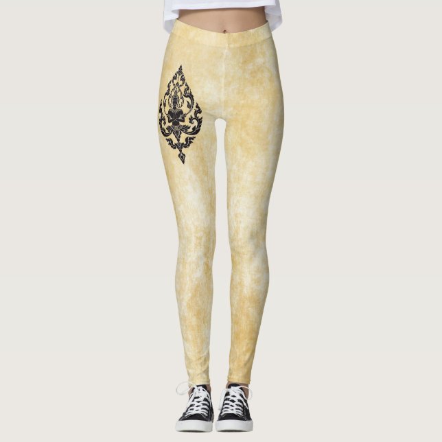 Cool Yoga Leggings! Leggings (Front)