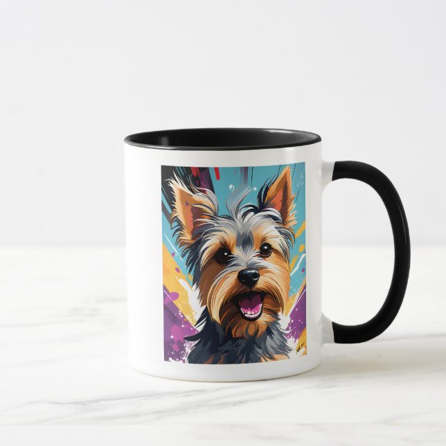 Cool Yorkie Mug (Right)