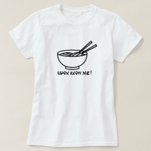 Cool You Don't Know Me UDON Funny Shirt Womens Tee