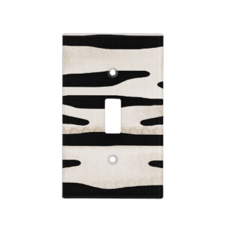 Cool zebra stripe light switch cover