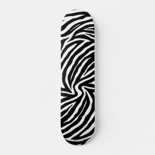 Cool Zebra Stripes Skateboard Deck