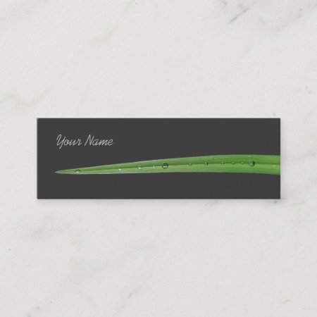 Cool Zen Nature Minimalist Business Card