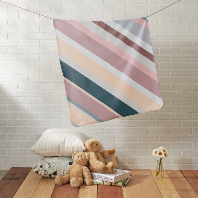 Cool Zig Zag  Baby Blanket (In Situ)