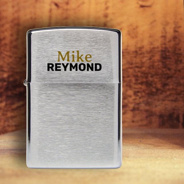 Cool Zippo Lighter with Name  (Creator Uploaded)