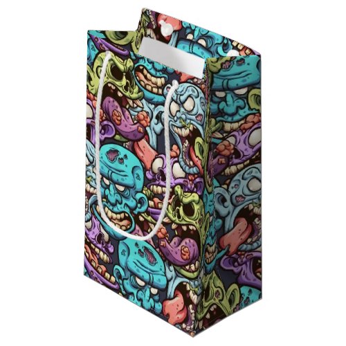 cool zombie Halloween party  Small Gift Bag