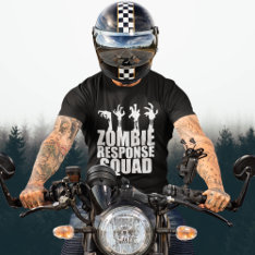 Cool Zombie Response Squad Funny T-shirt at Zazzle