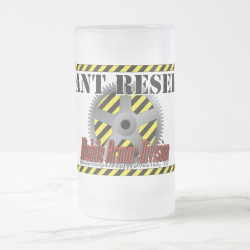 Coolant Reservoir _ Mobile Armor Division Frosted Glass Beer Mug