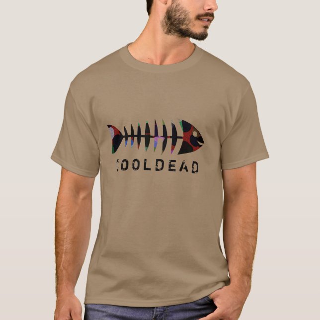 Cooldead fishbone cool style T-Shirt (Front)