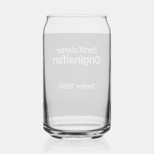 Cooler Fan Saying Funny Can Glass