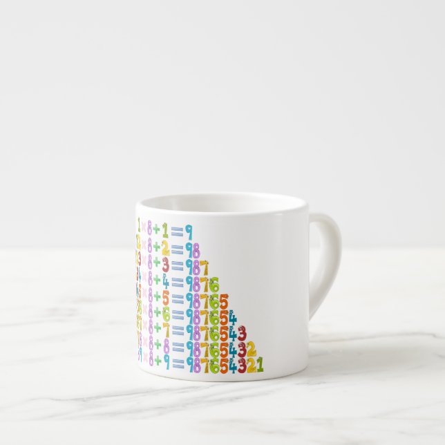 Cooler Funny Maths Equations Espresso Cup (Front Right)