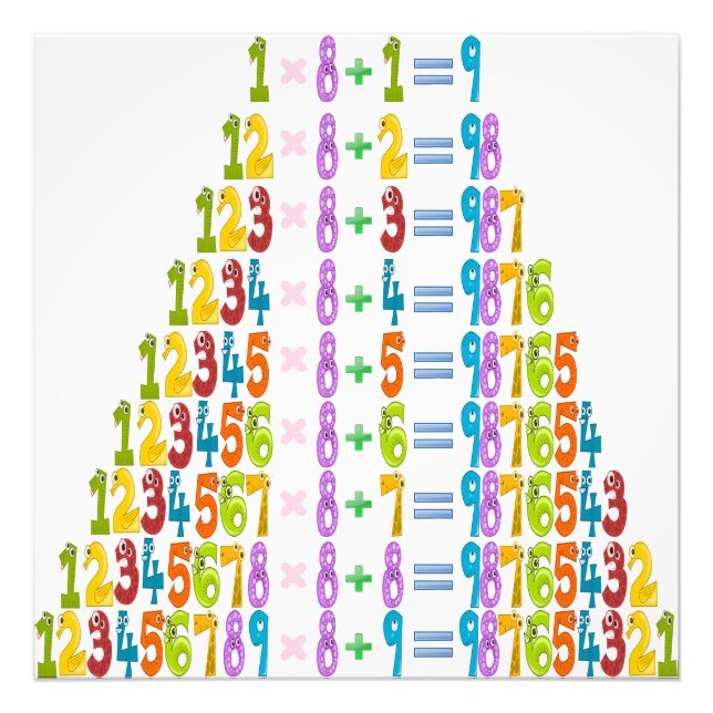 Cooler Funny Maths Equations Photo Print (Front)