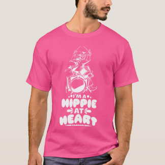 Cooler hippie father drums music family T-Shirt