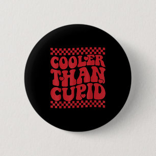 Cooler Than Cud Cute Valentine's Day Kids Boys Gir Button
