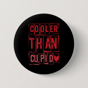 Cooler Than Cud Cute Valentine's Day Kids Boys Gir Button