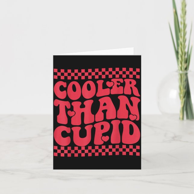 Cooler Than Cud Cute Valentine's Day Kids Boys Gir Card (Front)