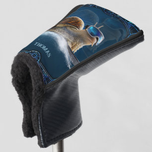 Cooler than the rest, the snowboarding snail. golf head cover