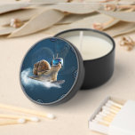 Cooler than the rest, the snowboarding snail.  mini candle favors