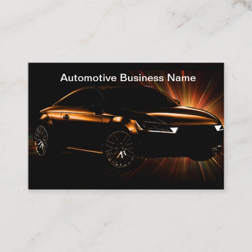 Coolest Automotive Detailing Service Businesscards Business Card