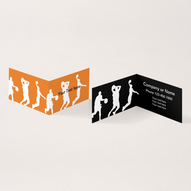 Coolest Basketball Business Cards (Inside and Outside)