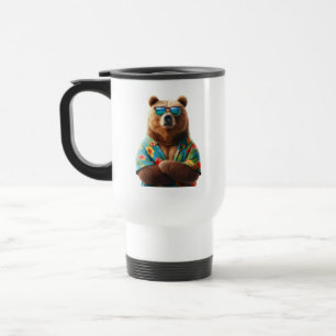 Coolest bear travel mug